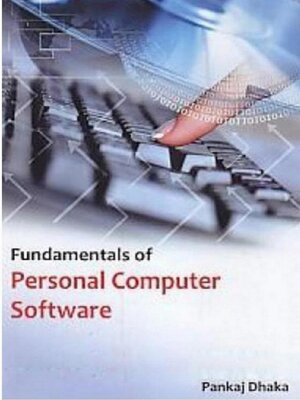 cover image of Fundamentals of Personal Computer Software